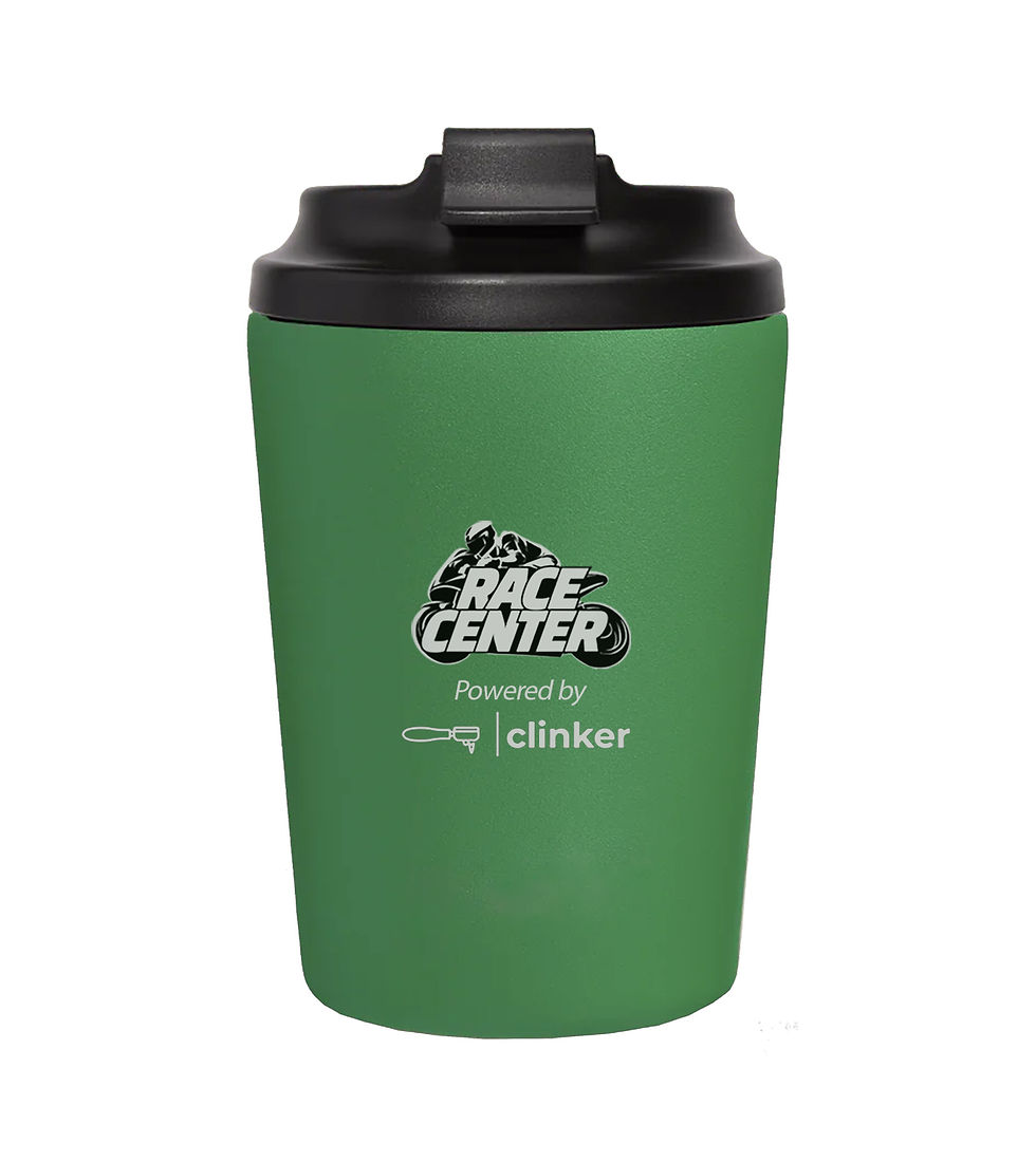 Thumbnail: Race Center - Powered by Clinker - Coffee Keep Cups