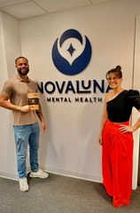 Therapist and psychiatric provider office at Novaluna Mental Health, designed for confidential mental health sessions in a calm, professional, and supportive setting.