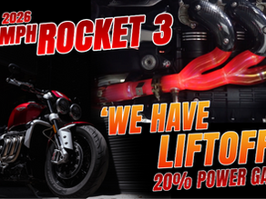 Triumph Rocket 3 - Performance Packages - We have Lift off!