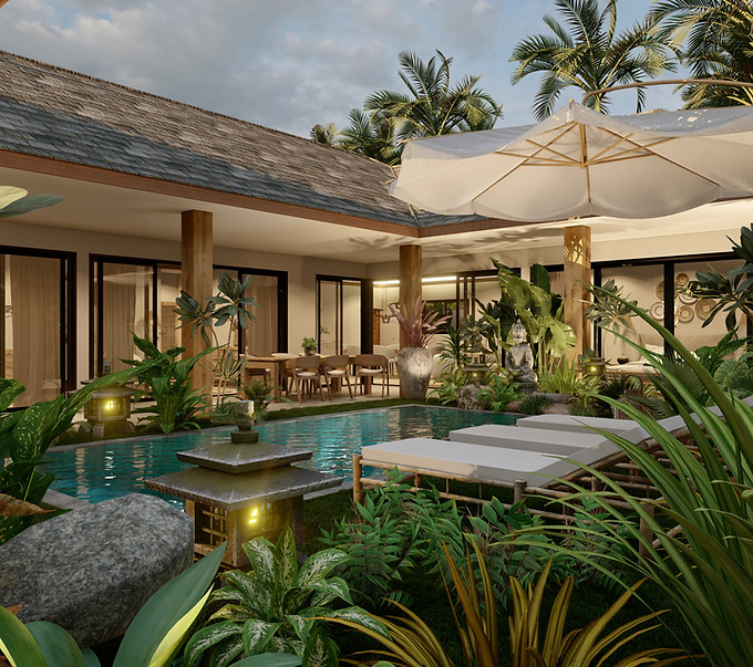 3D Rendering for Villas & Residences – Koh Samui