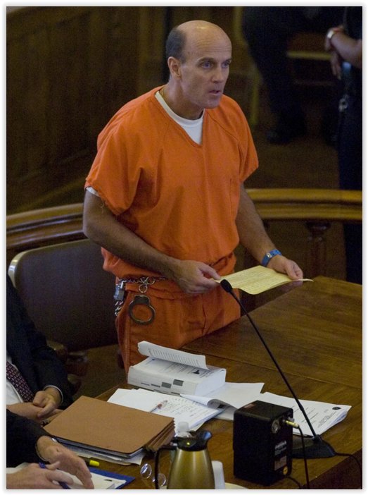 Cal at his sentencing