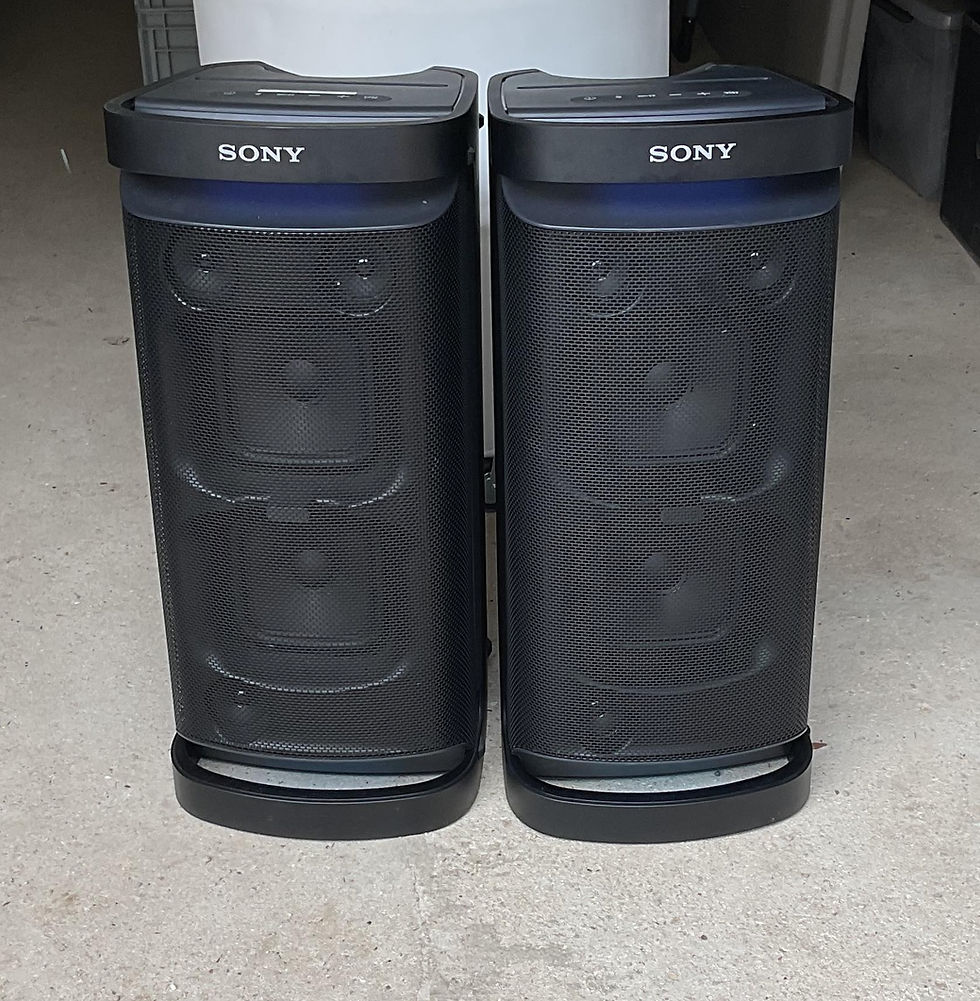 Miniature : Enceinte sur batterie