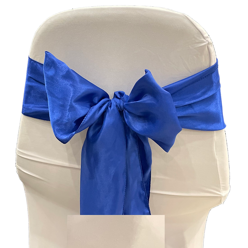 Miniature : Noeud bleu satin