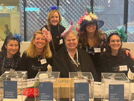 San Francisco Auxiliary Volunteers at Bouquets to Art