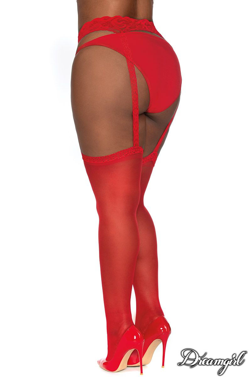 Thumbnail: Dreamgirl Sheer Garterhose