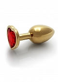 Thumbnail: OUCH! Metal heart-shaped Butt Plug