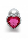 Thumbnail: OUCH! Metal heart-shaped Butt Plug