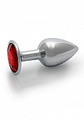 Thumbnail: OUCH! Metal Round Gem Butt Plug
