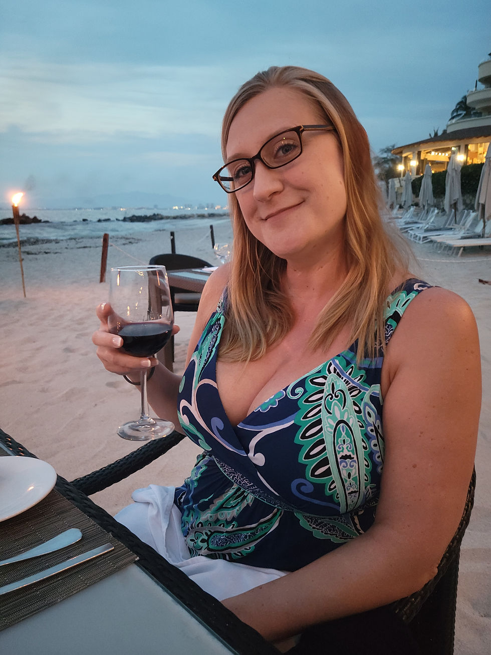 One night we had an amazing dinner, right on the beach. It was even better than it sounds.