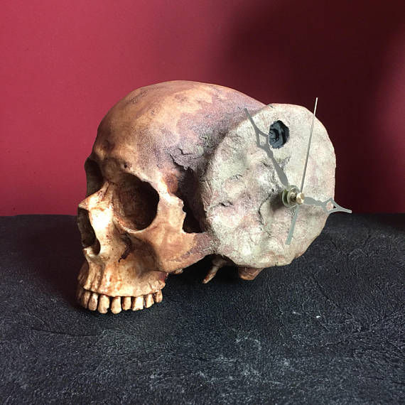 Thumbnail: Human Skull Clock