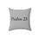Thumbnail: Psalm 23: Spun Polyester Square Pillow