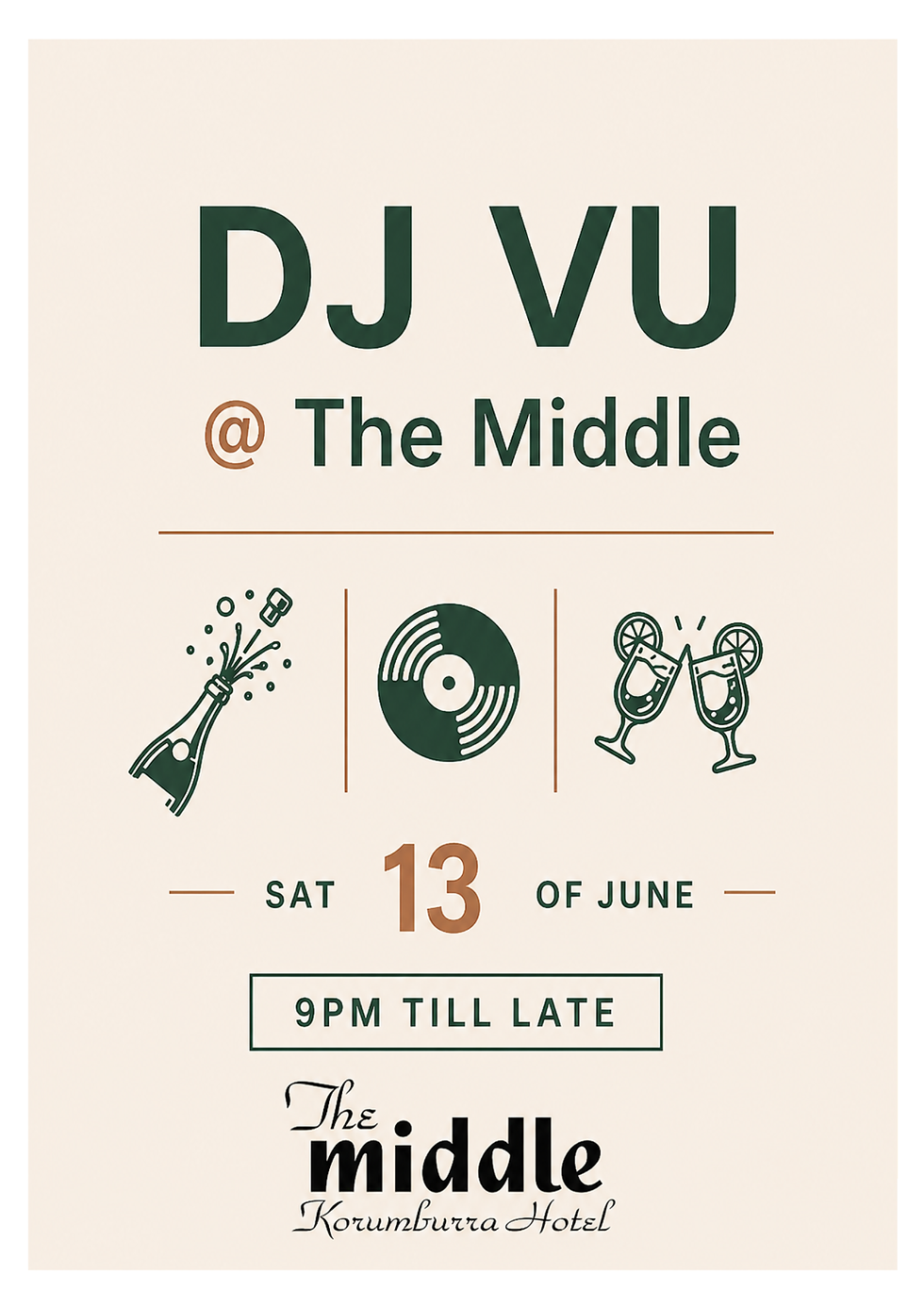 DJ VU @ The Middle