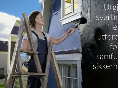 Male huset "svart"?