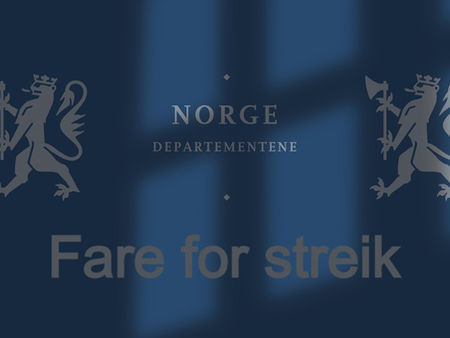 Departementene kan rammes av streik