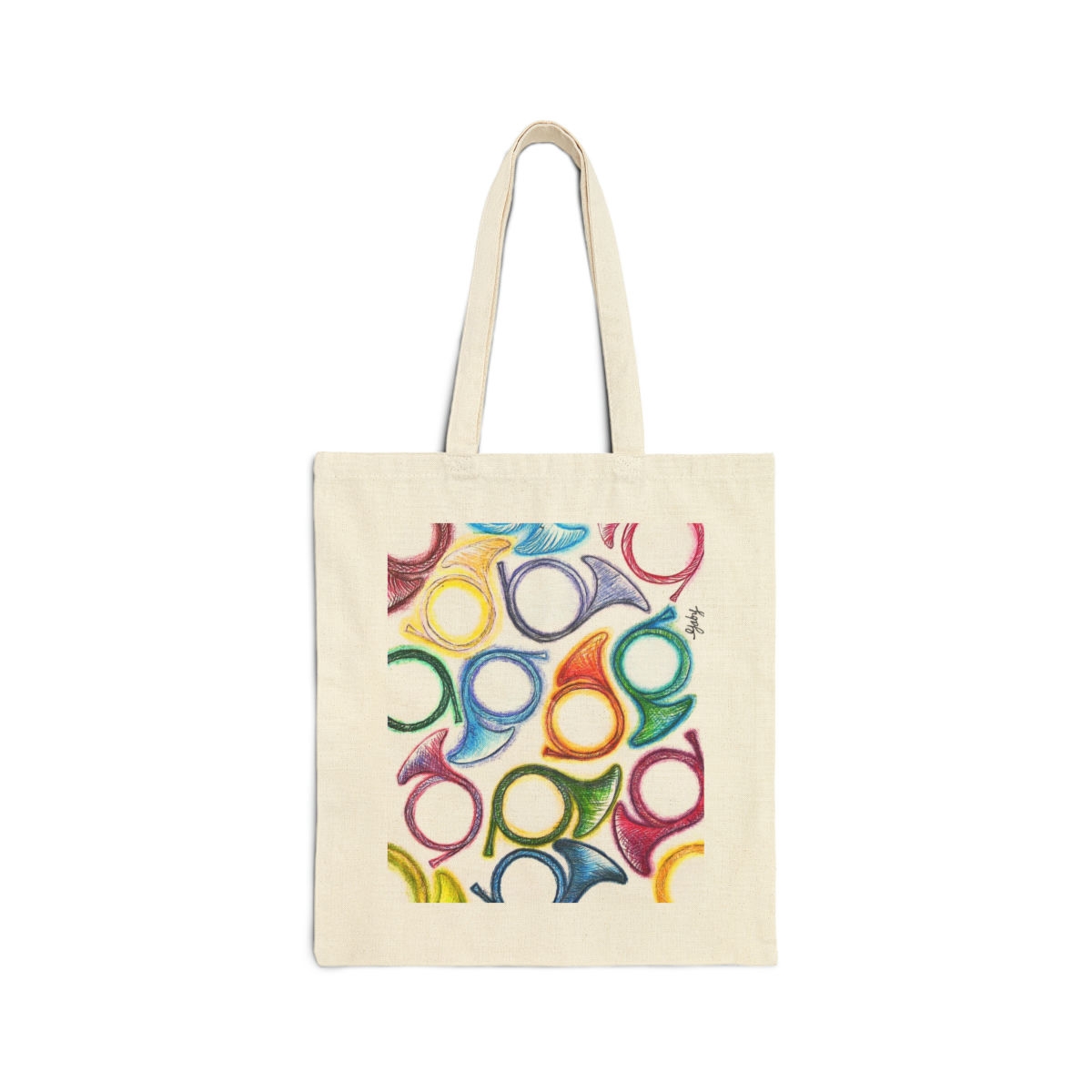 “Dallas Horns 2020” Cotton Canvas Tote Bag