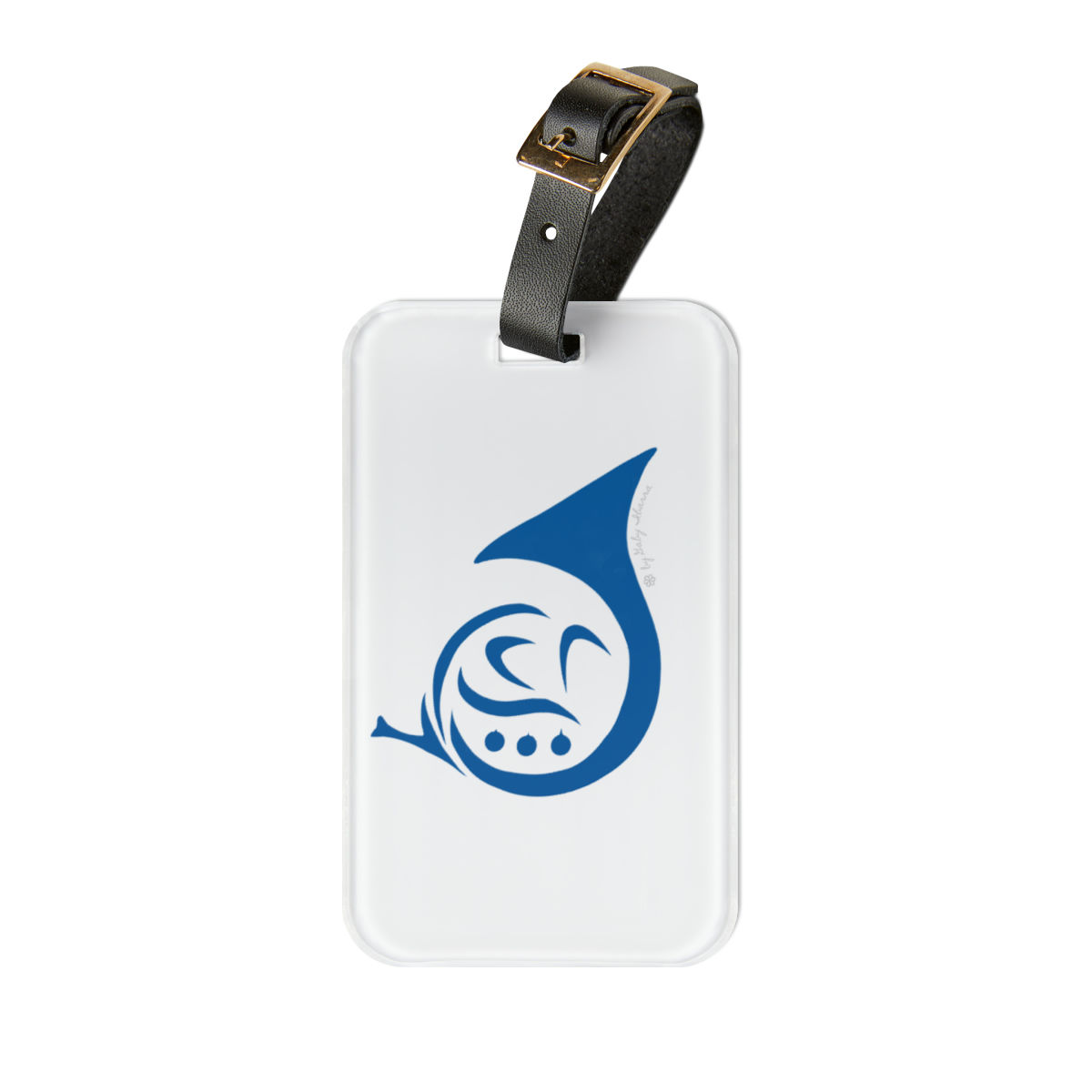  "My Blue Horn"Luggage Tag