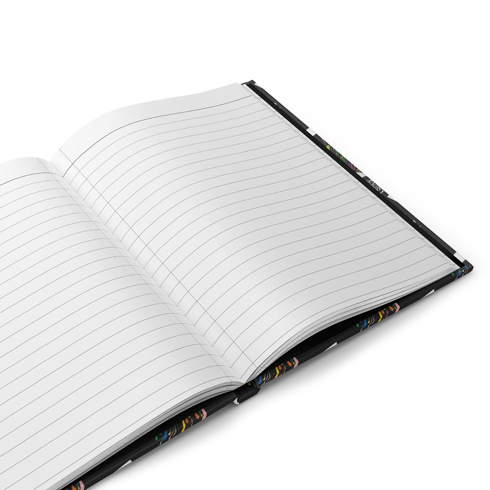 Thumbnail: Vibrant horn - Hardcover Journal Matte