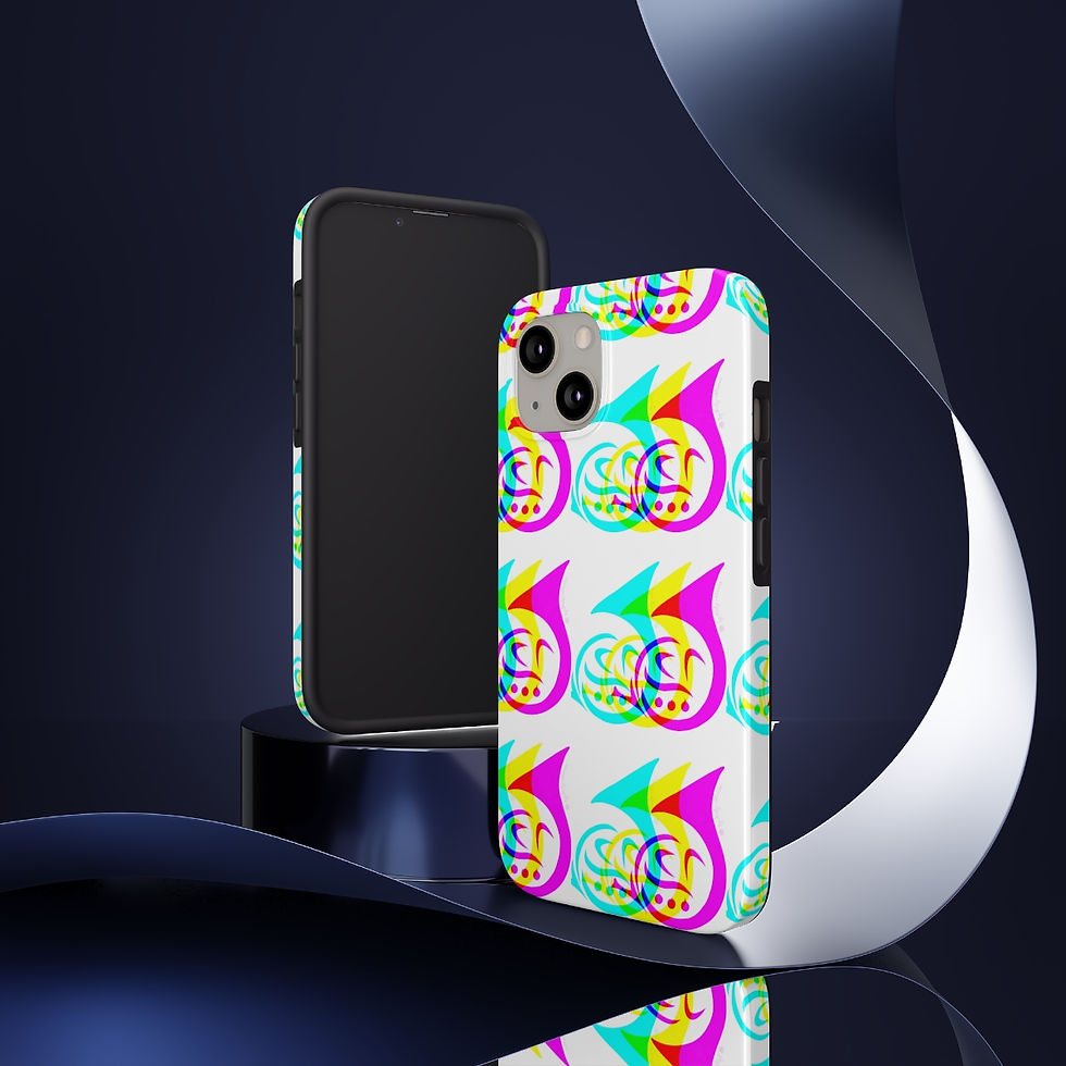 Thumbnail: My Horn Multicolor pattern Tough Phone Cases