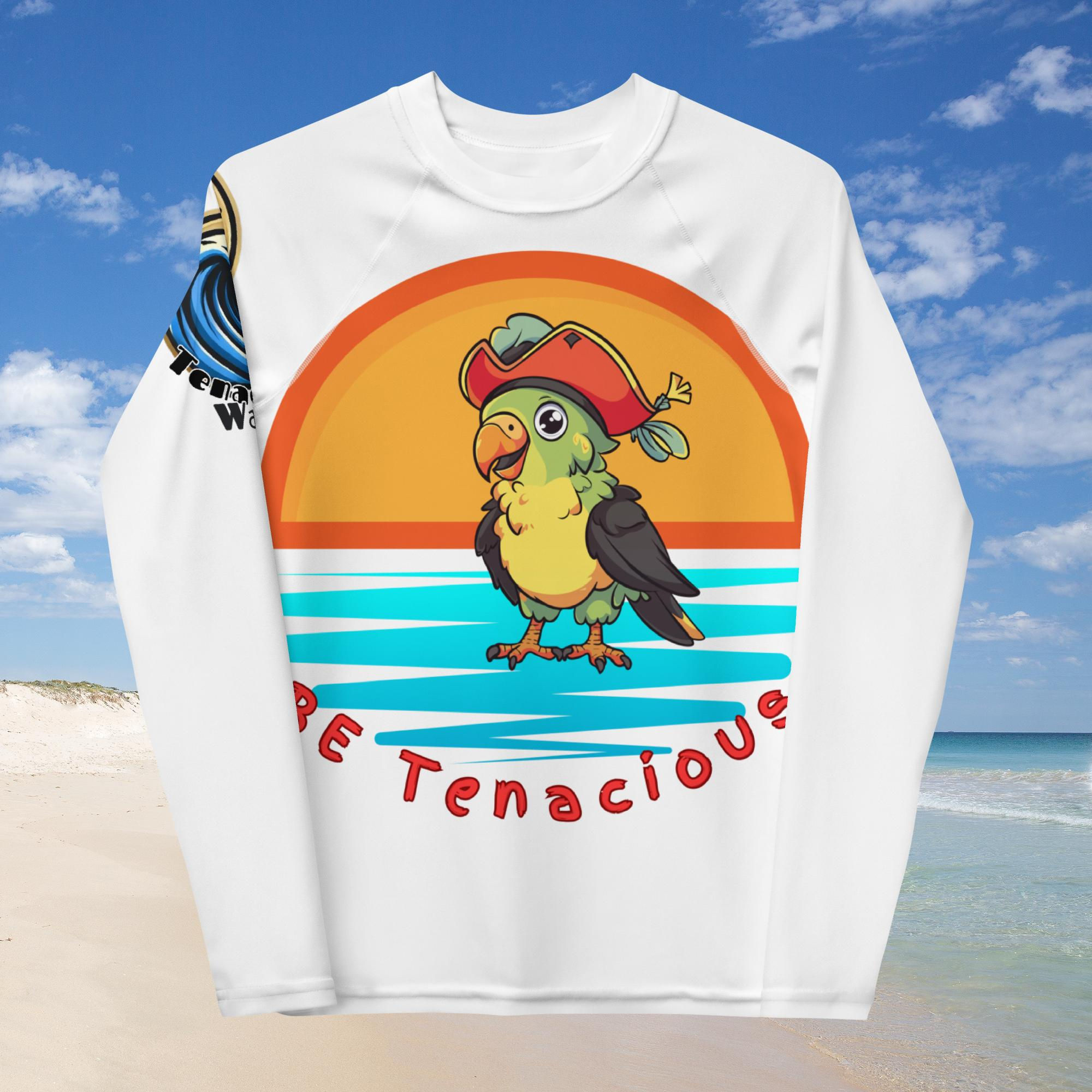 Be Tenacious Parrot Youth Rash Guard