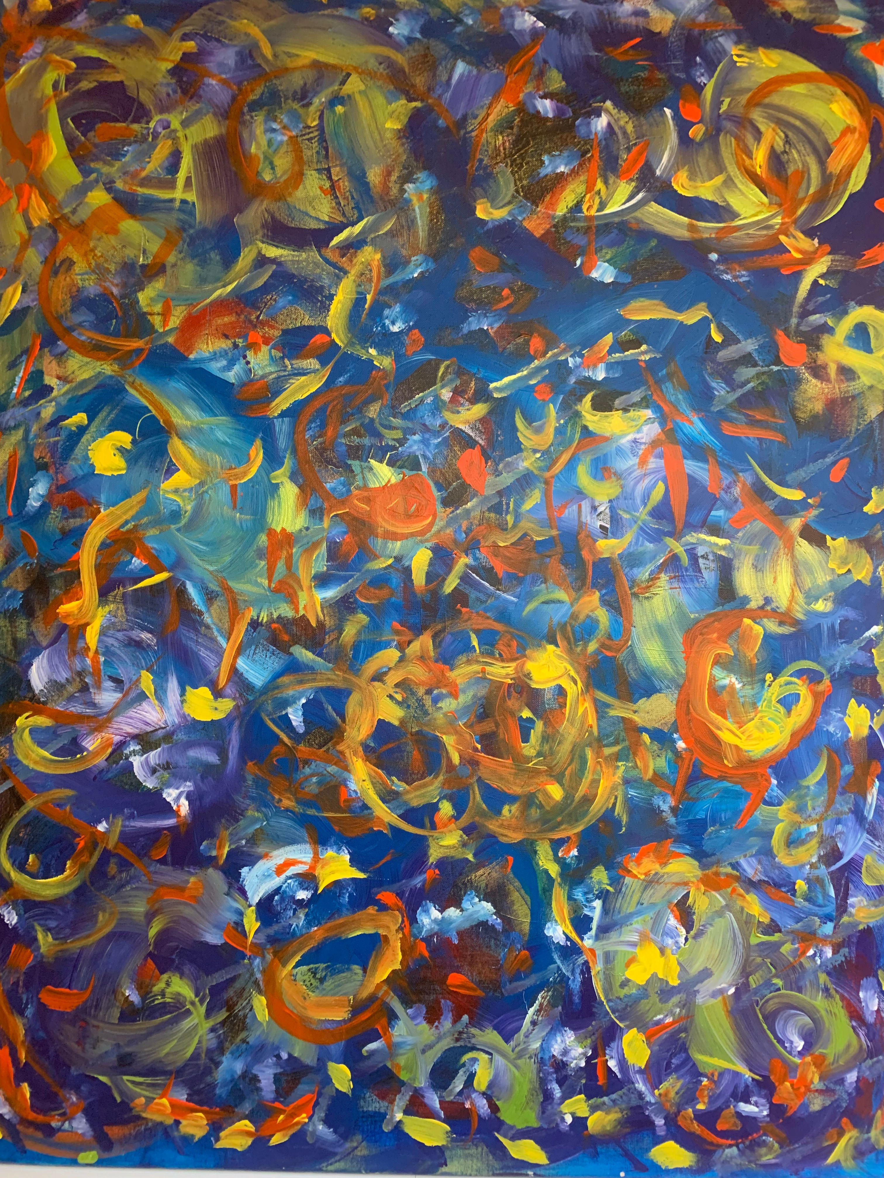 Autumn Leaves Blowing