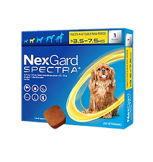 NEXGARD SPECTRA - PERRO CHICO (3.6 - 7.5KG)