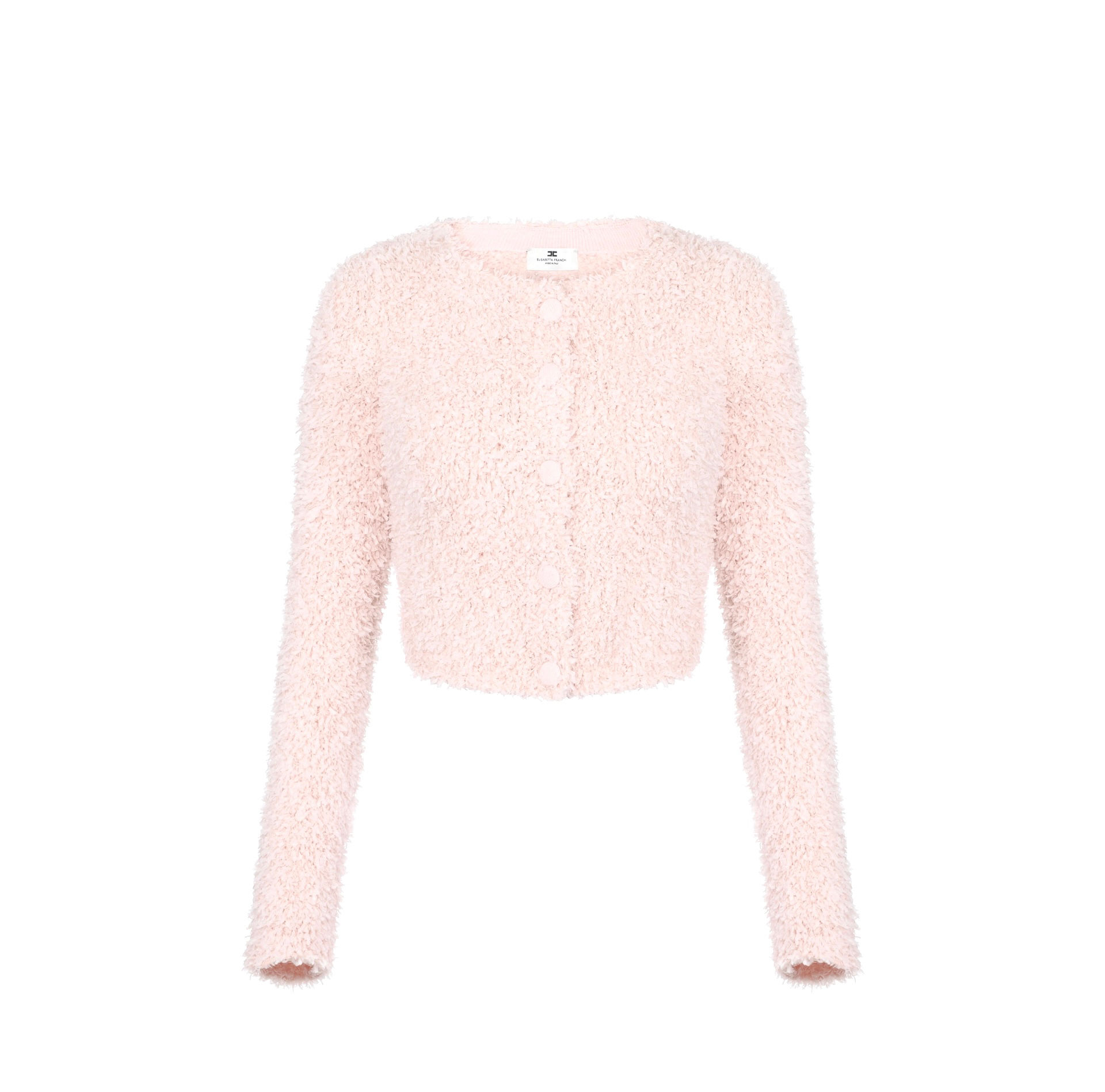 Cardigan in tessuto fleece
