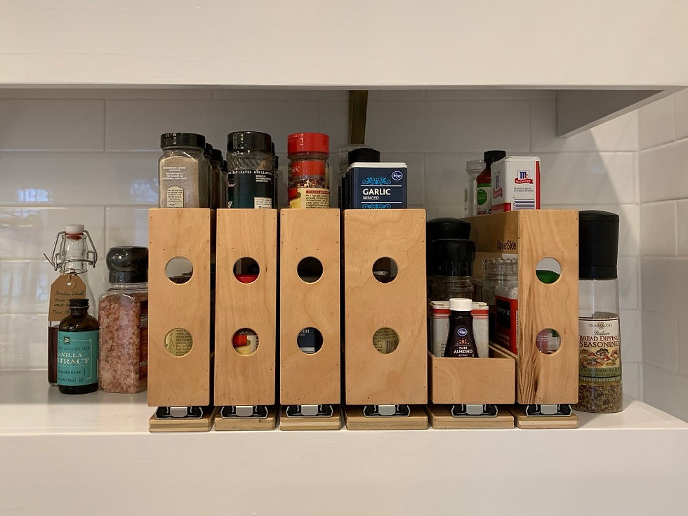 Thumbnail: Upperslide Cabinet Caddies Spice Rack Starter/Expansion Pack #2 (US 303SEP2)