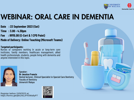 Webinar: Oral Care in Dementia