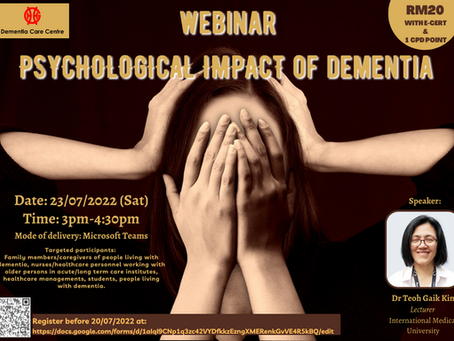 Psychological Impact of Dementia