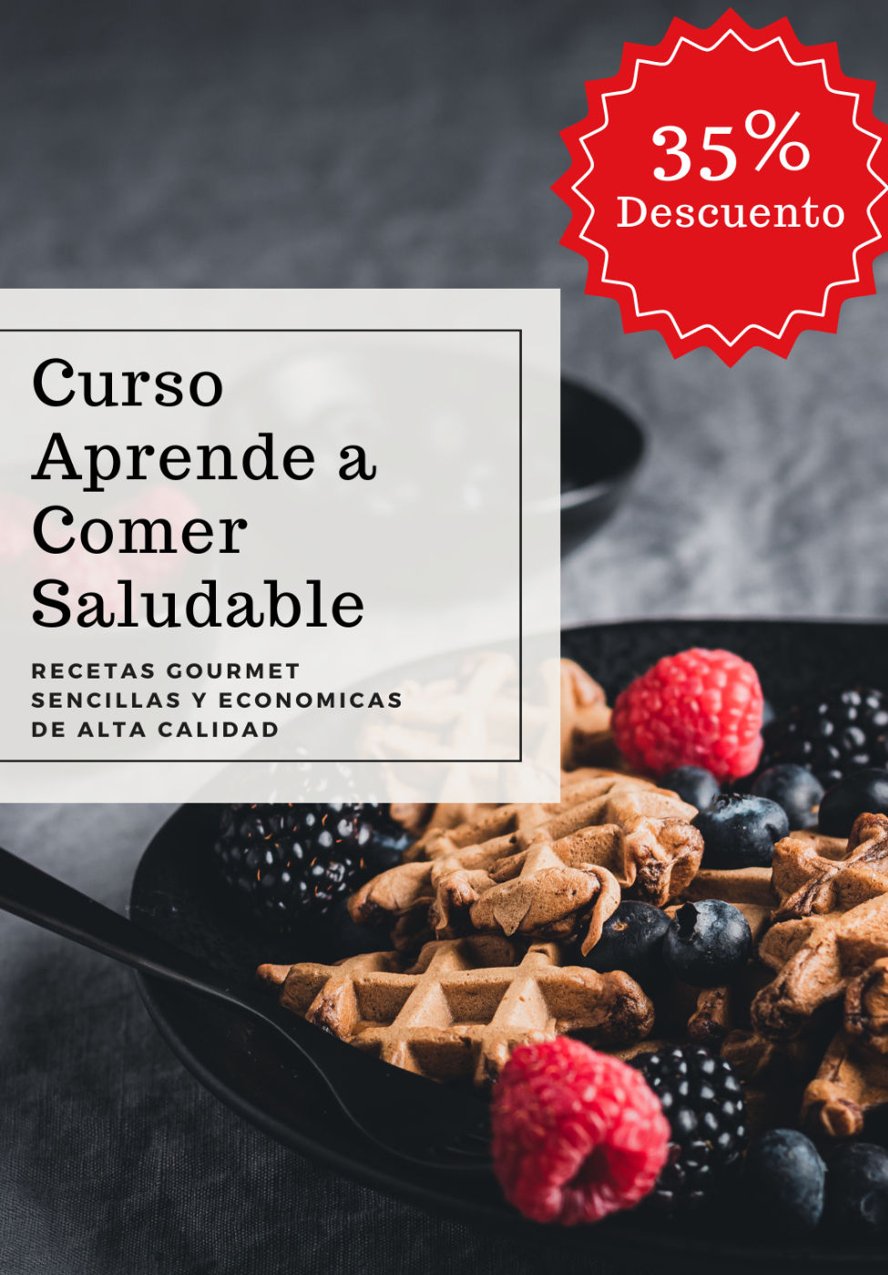 En este curso aprenderás la manera mas eficiente de ajustar el gasto calórico que tu cuerpo necesita y adional a ello llevate un libro de recetas saludables gourmet de alta calidad.