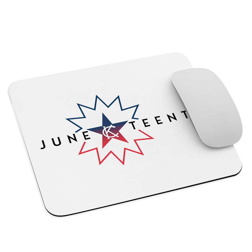 Official JuneteenthKC Mouse pad