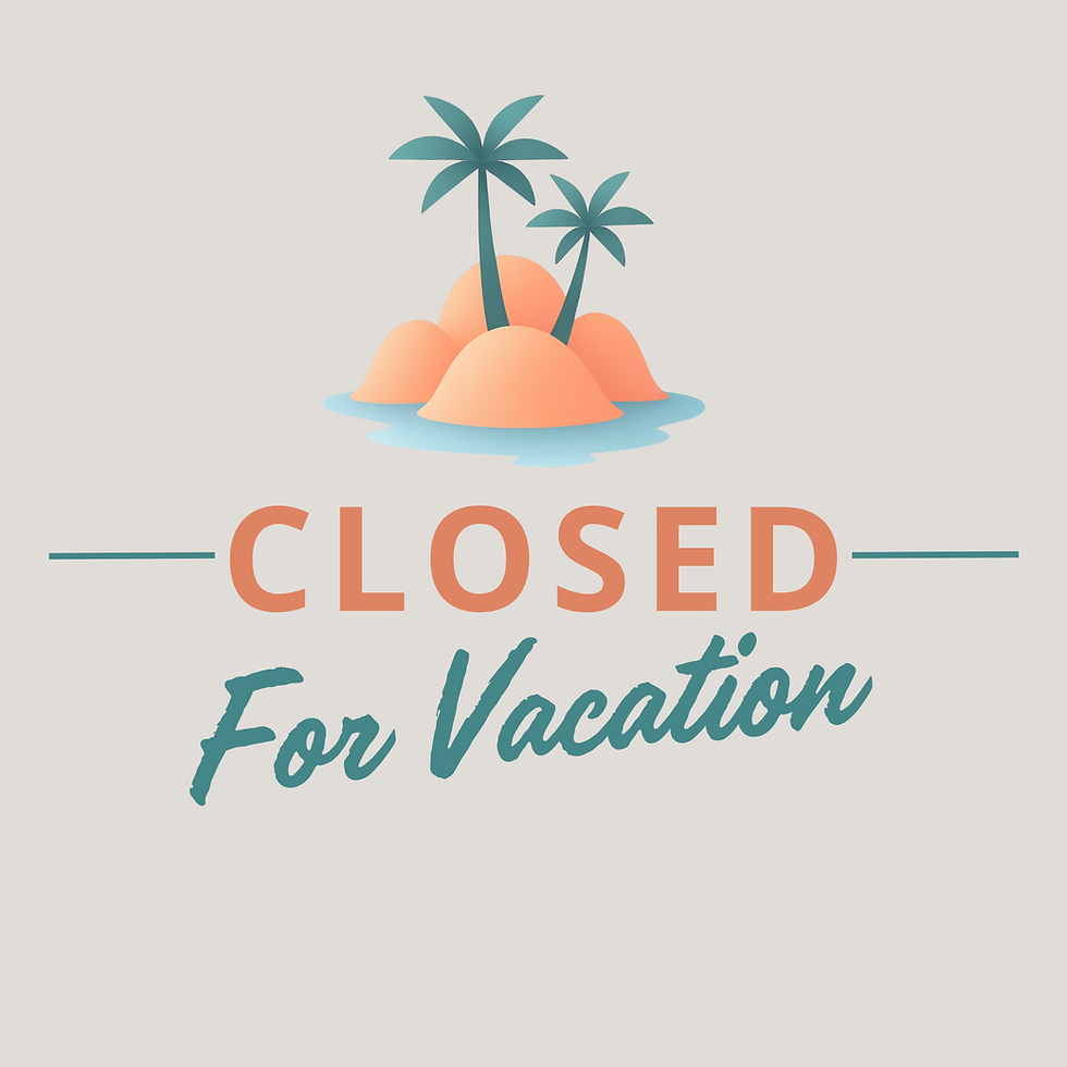 Closed for vacation