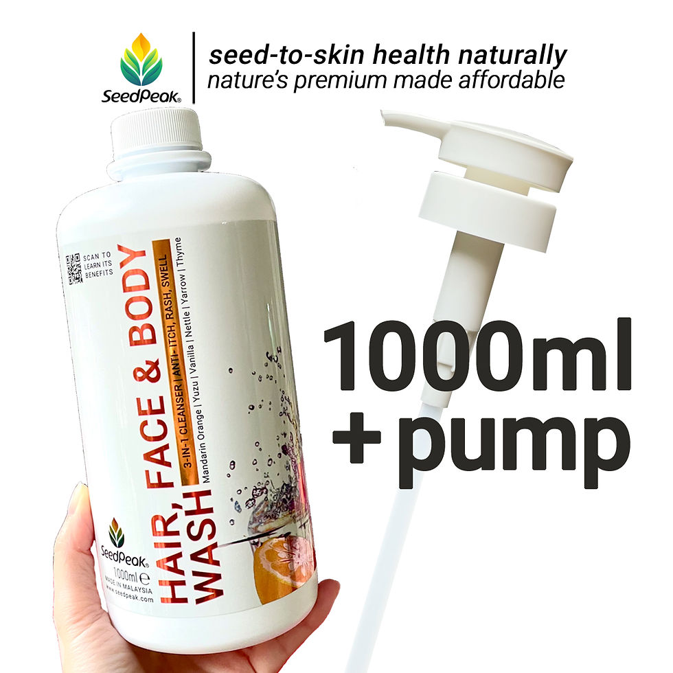 Thumbnail: Hair, Face & Body Wash - Mandarin Yuzu (1000ML)