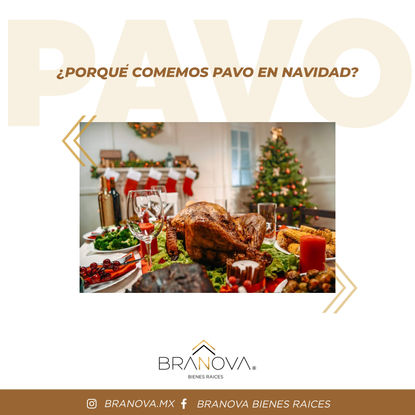 ¿PORQUÉ COMEMOS PAVO EN NAVIDAD?