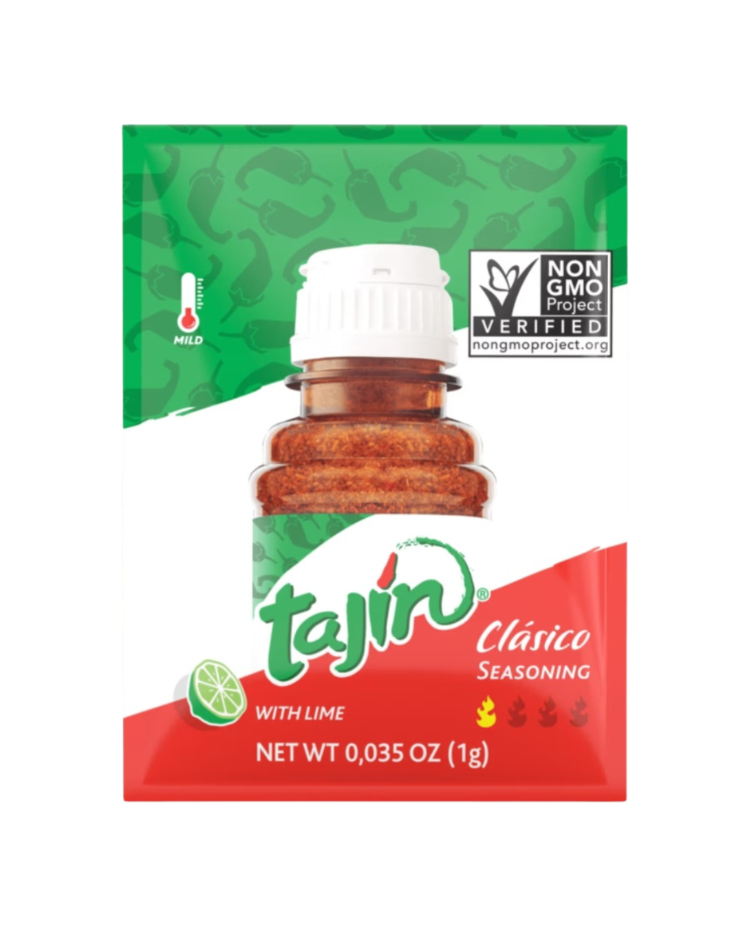 Tajin Classic Mild Chili and Lime Sachets - 20 X 1gm 
