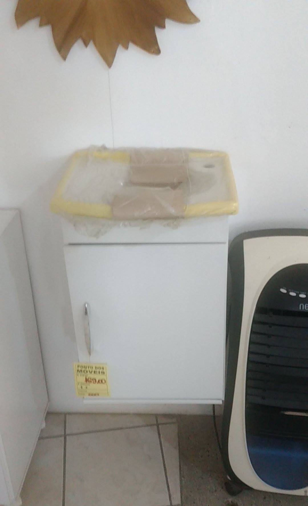 Balcão Banheiro Slim + espelho