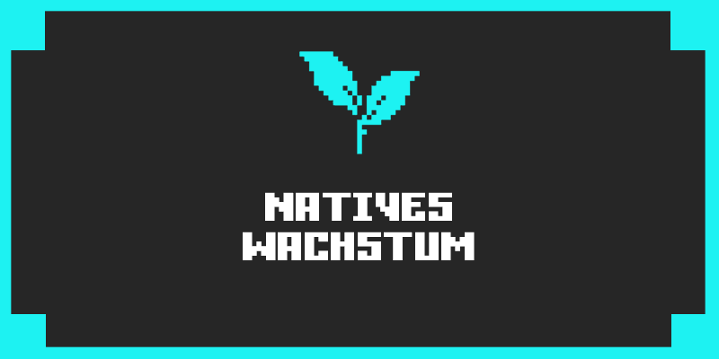 Infografik zeigt natives Wachstum für KMU: Test-and-Learn-Zyklus mit Analyse, kleinem Budget, datenbasierter Skalierung und transparenter Zusammenarbeit – statt Schablonenversprechen.