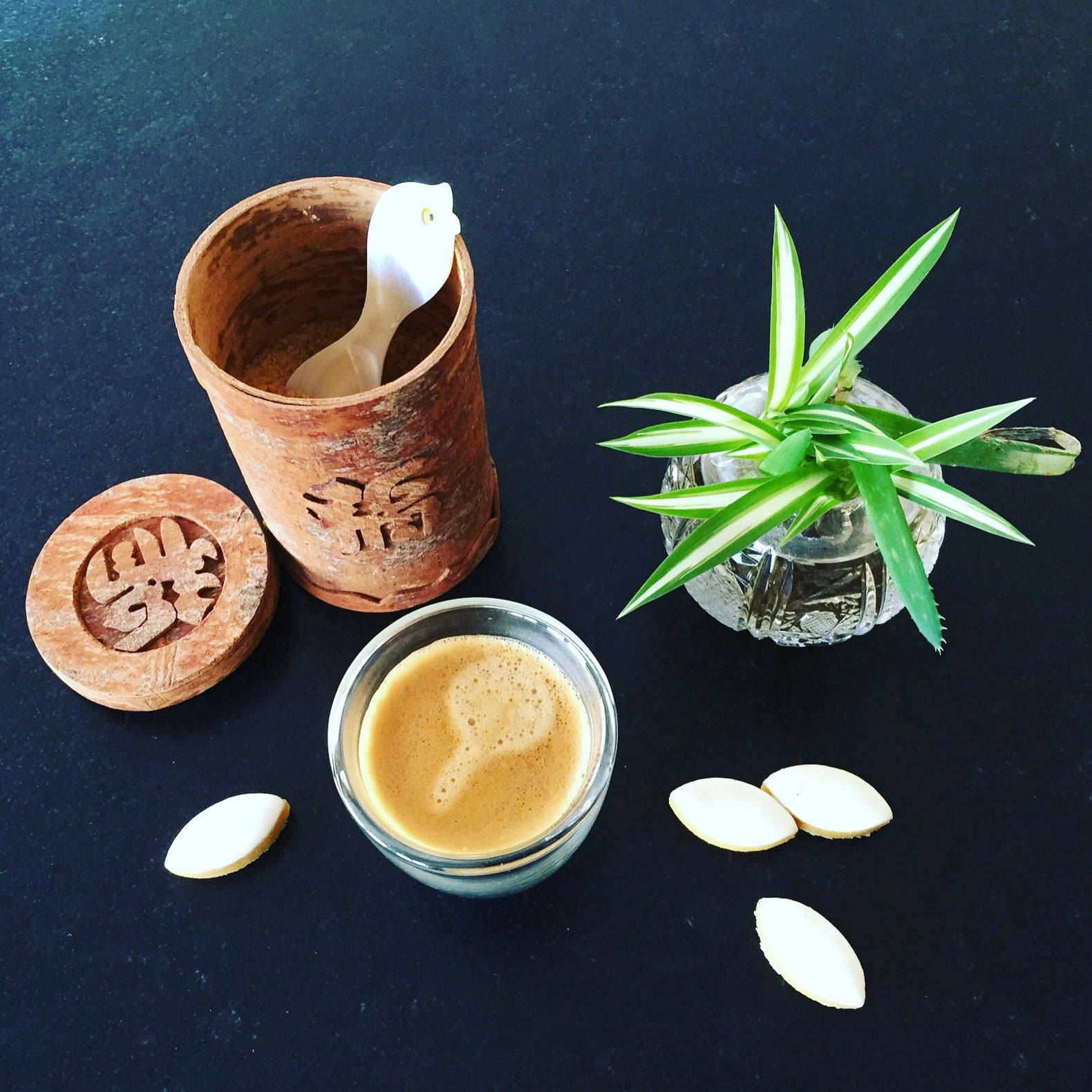 Cinnamon wood sugar box