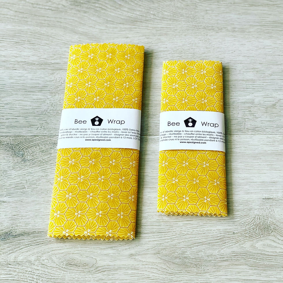 Miniature : Bee Wrap - petit duo