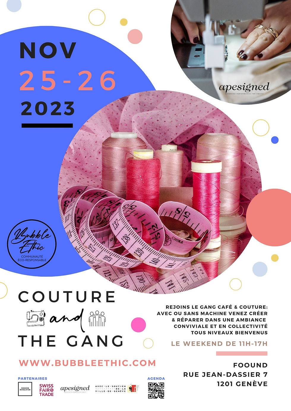 Couture & The Gang: Le Weekend Repair Café Couture 25-26.11.23