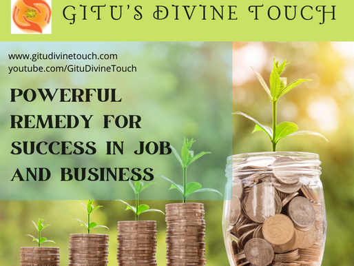 Remedies for having a Good Career | Success in Career