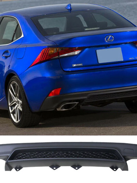 2014-2019 Lexus IS250/300/350 FS Style Rear Lip Diffuser