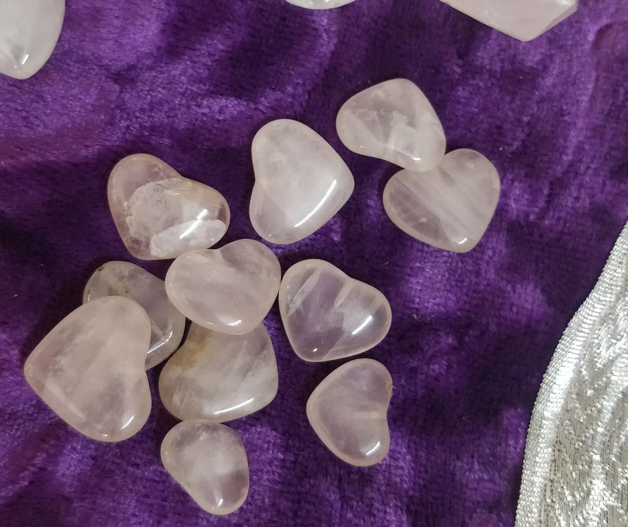 Rose Quartz heart shape