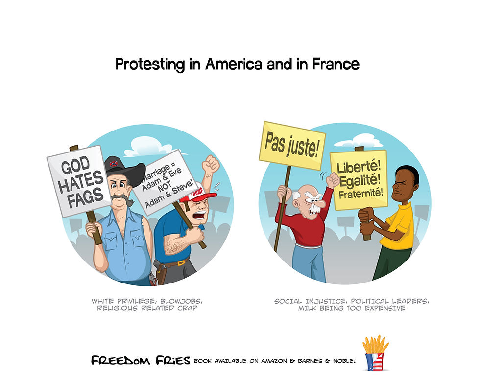 Thumbnail: Freedom Fries: Musings on French and American Culture -  comic e-book