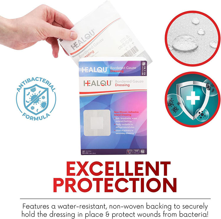 Thumbnail: Bordered Gauze Sterile Individually Wrapped Gauze Pads