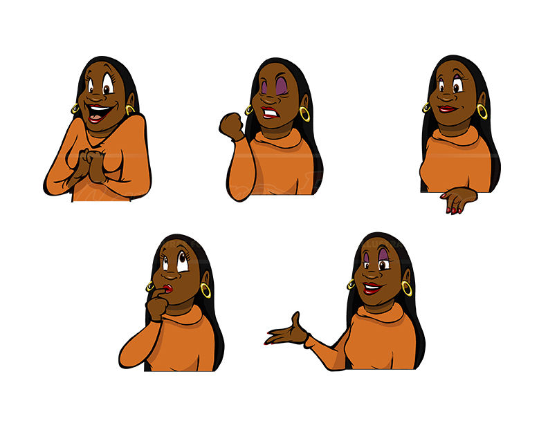 female black expressions