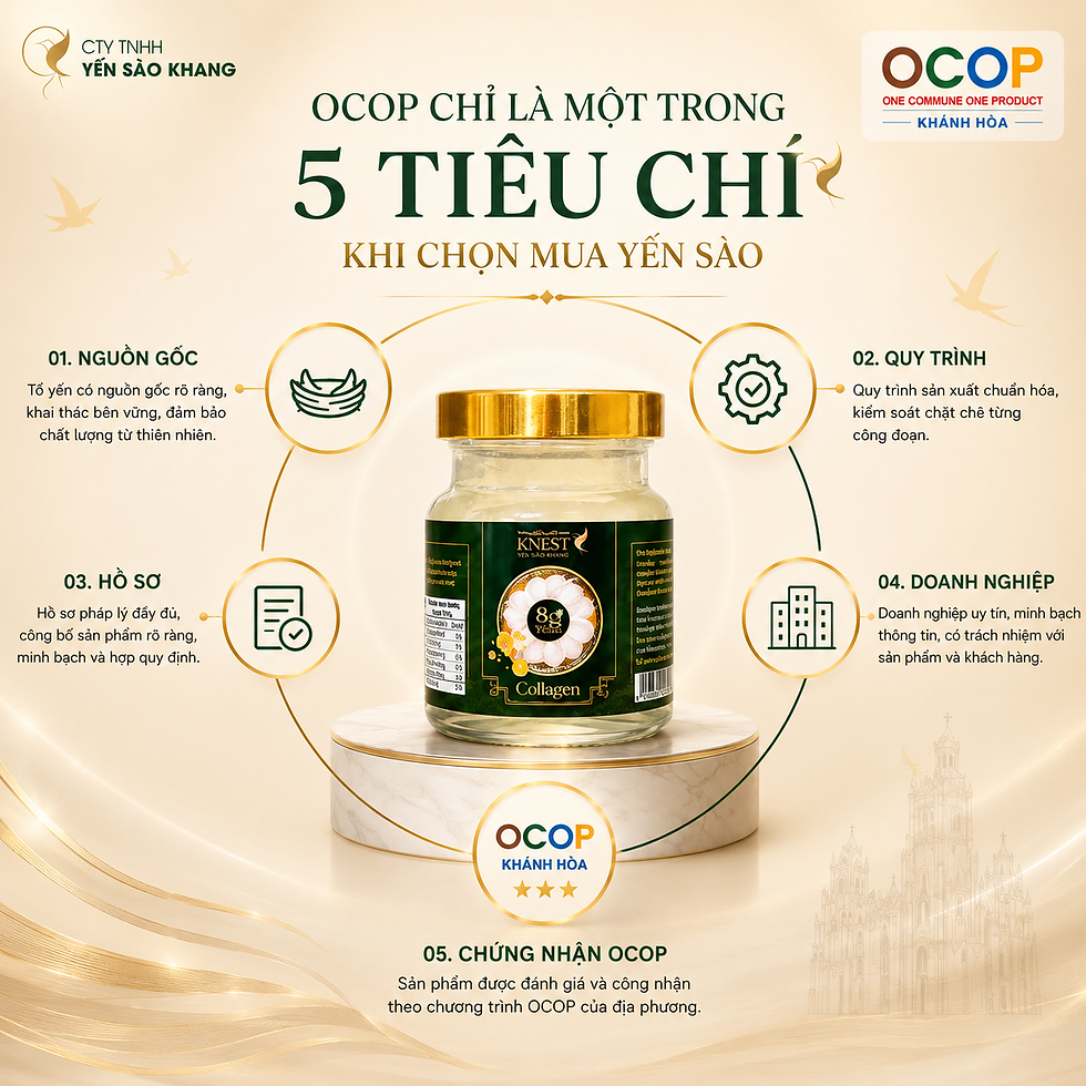 Hình thu nhỏ: THUẦN YẾN – Hộp Quà Tết 6 Hũ Yến KNEST