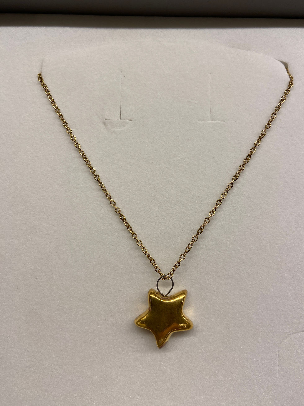 Miniatura: Ciondolo Stella oro linea "Spigoletti"