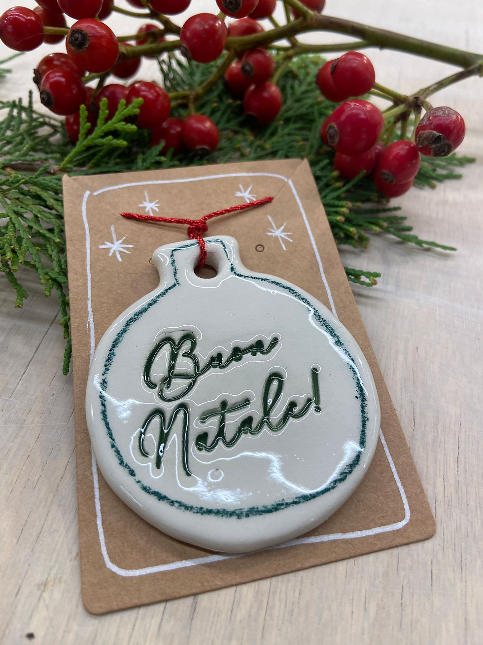 Miniatura: Decorazione Pallina Buon Natale