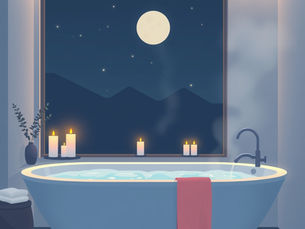 The Healing Ritual of Nighttime Baths: How Warm Water Supports Your Body, Mind, and Digestion